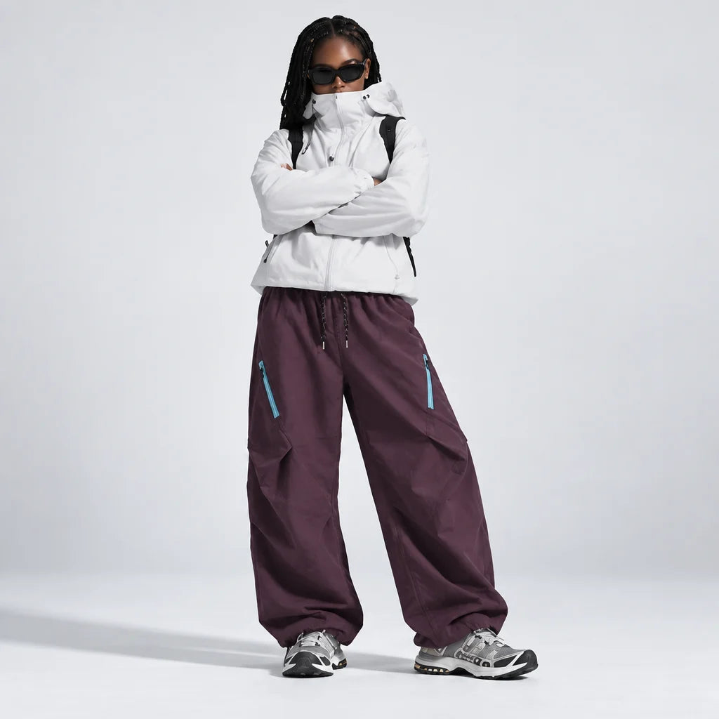 Blea - Unisex Water-Repellent & Quick-Dry Straight-Leg Hiking Trousers - Purple