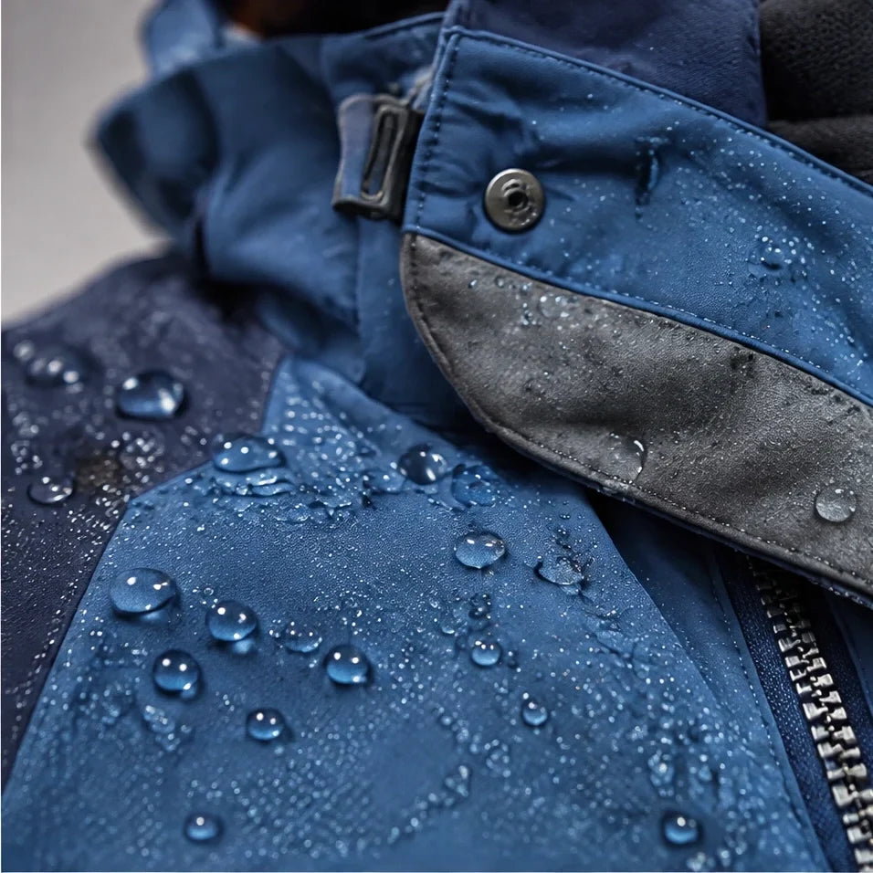 Haar - Mens Windproof Breathable & Laminated Waterproof Jacket - Blue