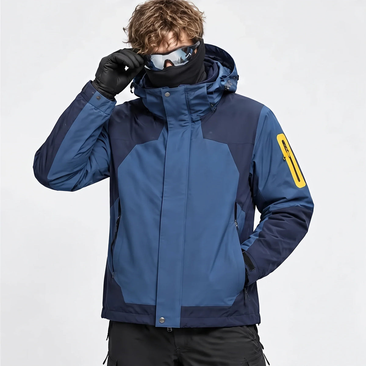 Haar - Mens Windproof Breathable & Laminated Waterproof Jacket - Blue