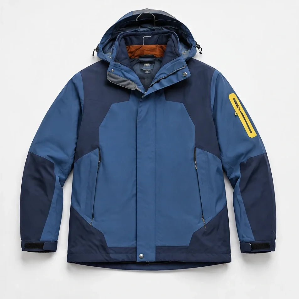Haar - Mens Windproof Breathable & Laminated Waterproof Jacket - Blue