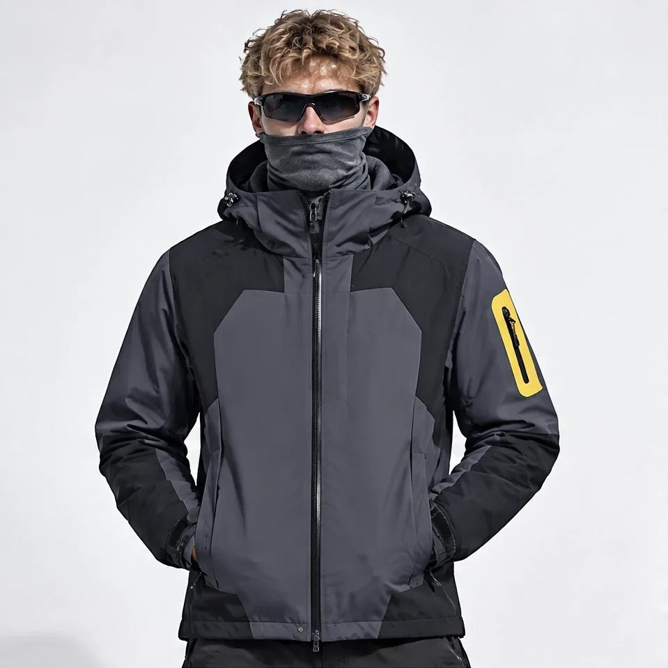 Haar - Mens Windproof Breathable & Laminated Waterproof Jacket - Grey