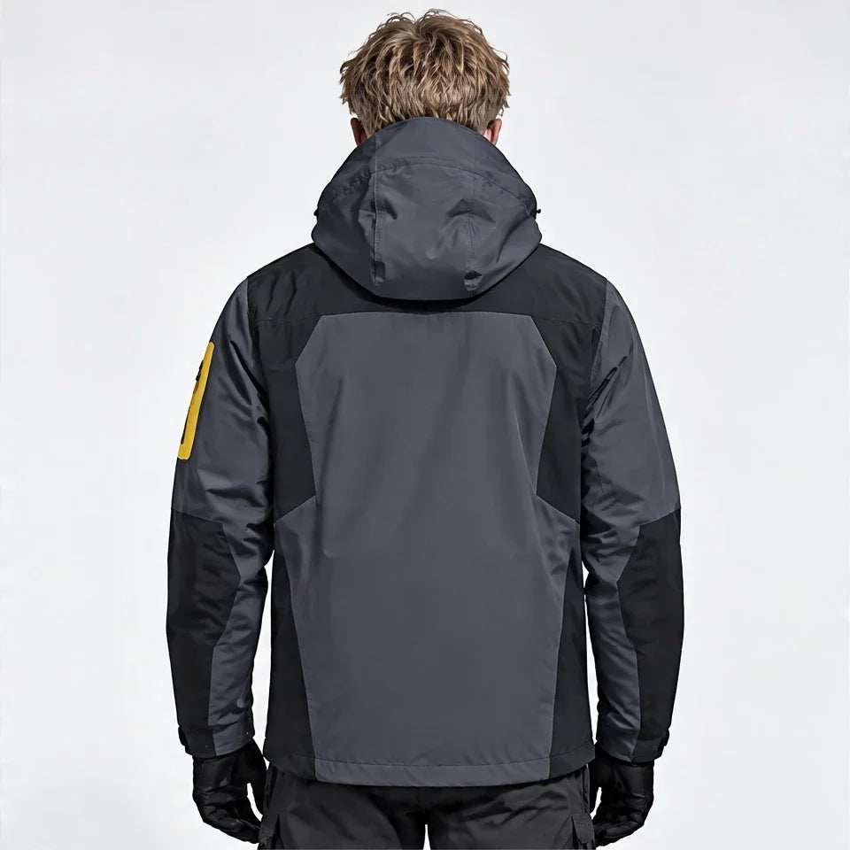Haar - Mens Windproof Breathable & Laminated Waterproof Jacket - Grey