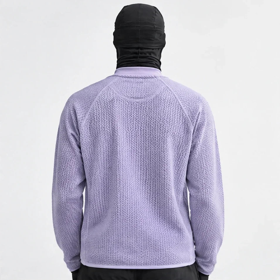 Scaur - Unisex Quick-Dry Thermal Pullover Fleece Jacket - Light purple