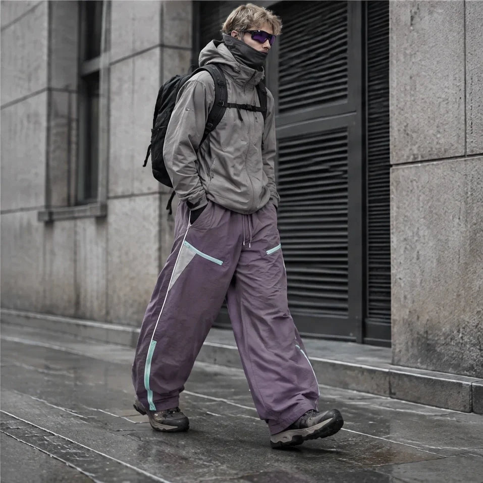 Hurst - Unisex Water-Repellent & Quick-Dry Straight-Leg Hiking Trousers - Purple