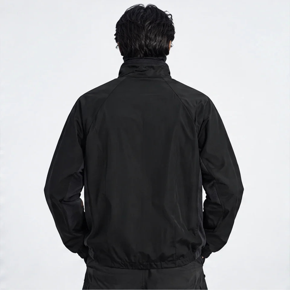 Plume - Unisex Water-Repellent & Windproof Relaxed Fit Lightweight Jacket - Black