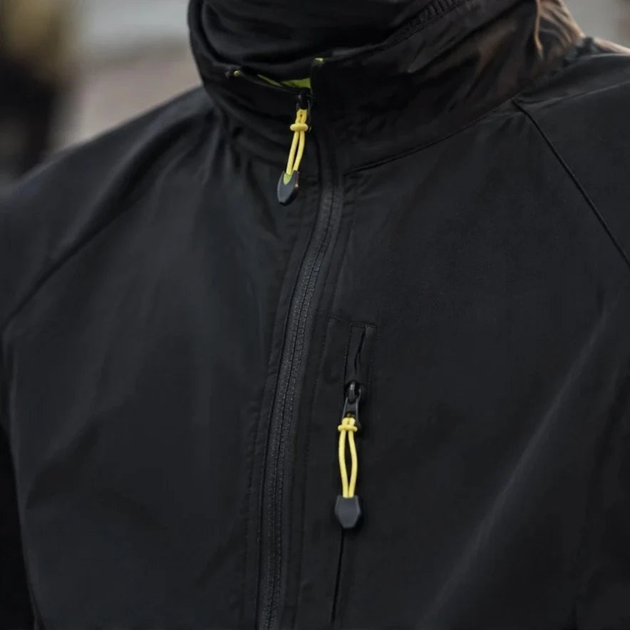 Plume - Unisex Water-Repellent & Windproof Relaxed Fit Lightweight Jacket - Black