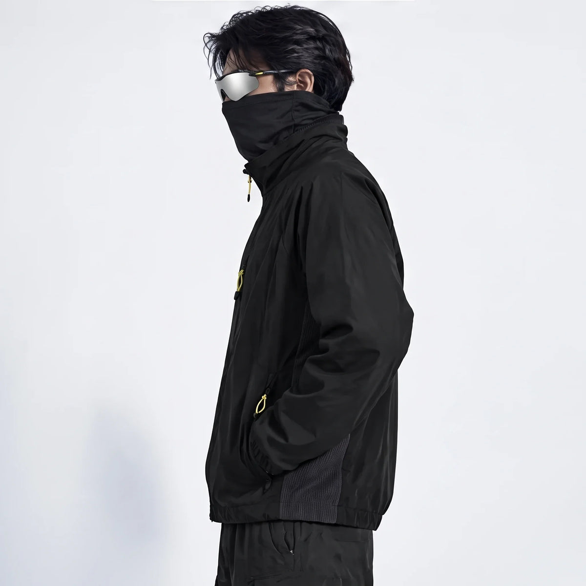 Plume - Unisex Water-Repellent & Windproof Relaxed Fit Lightweight Jacket - Black