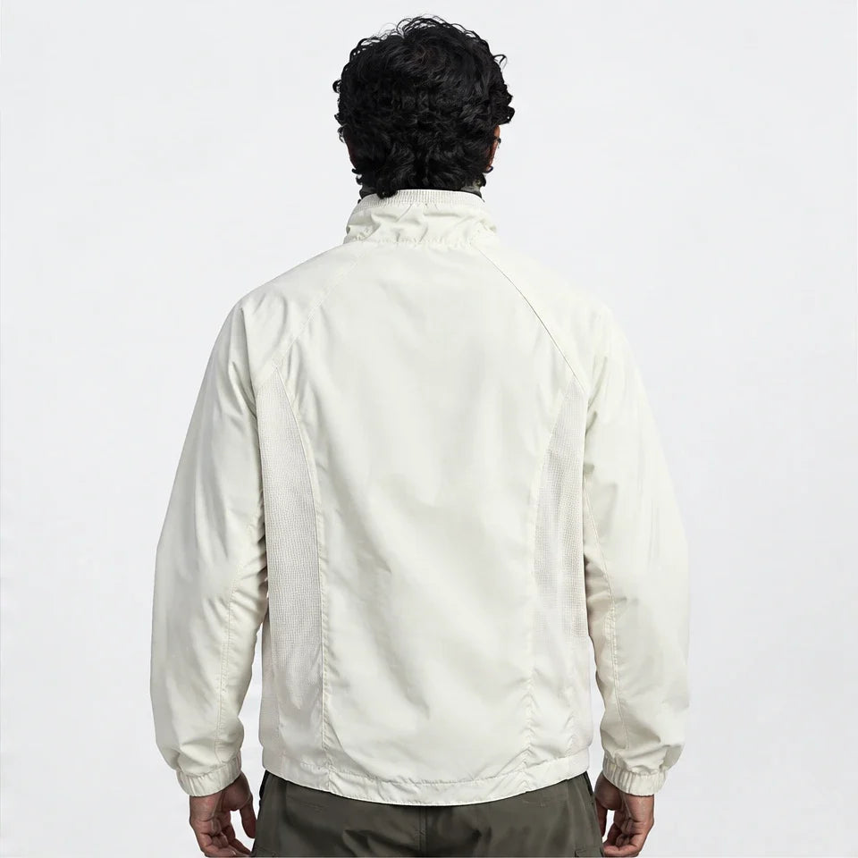Plume - Unisex Water-Repellent & Windproof Relaxed Fit Lightweight Jacket - Off-white