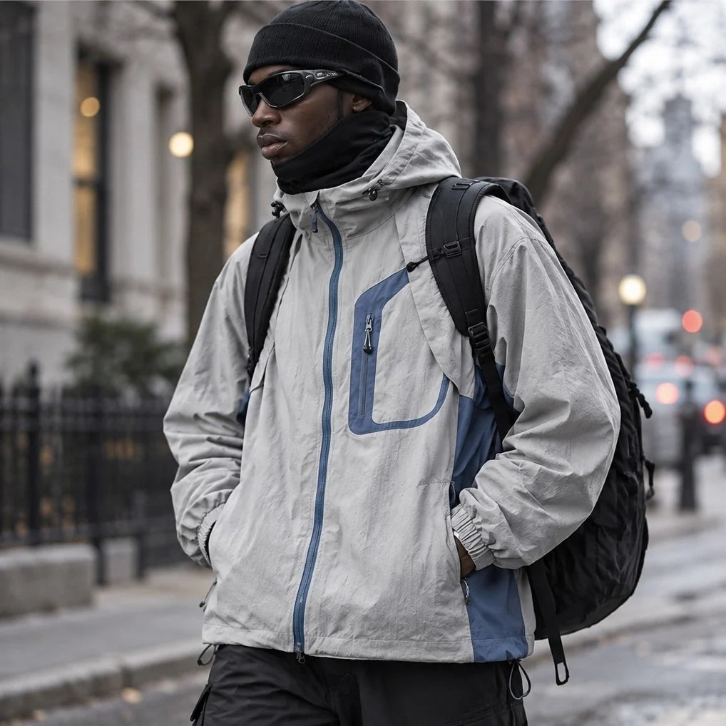 Combe - Unisex 5K Triple-Protection Waterproof Jacket - Light Grey