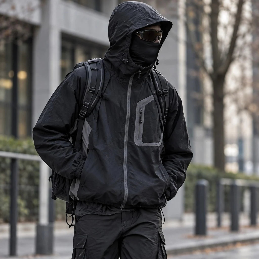 Combe - Unisex 5K Triple-Protection Waterproof Jacket - Obsidian Black