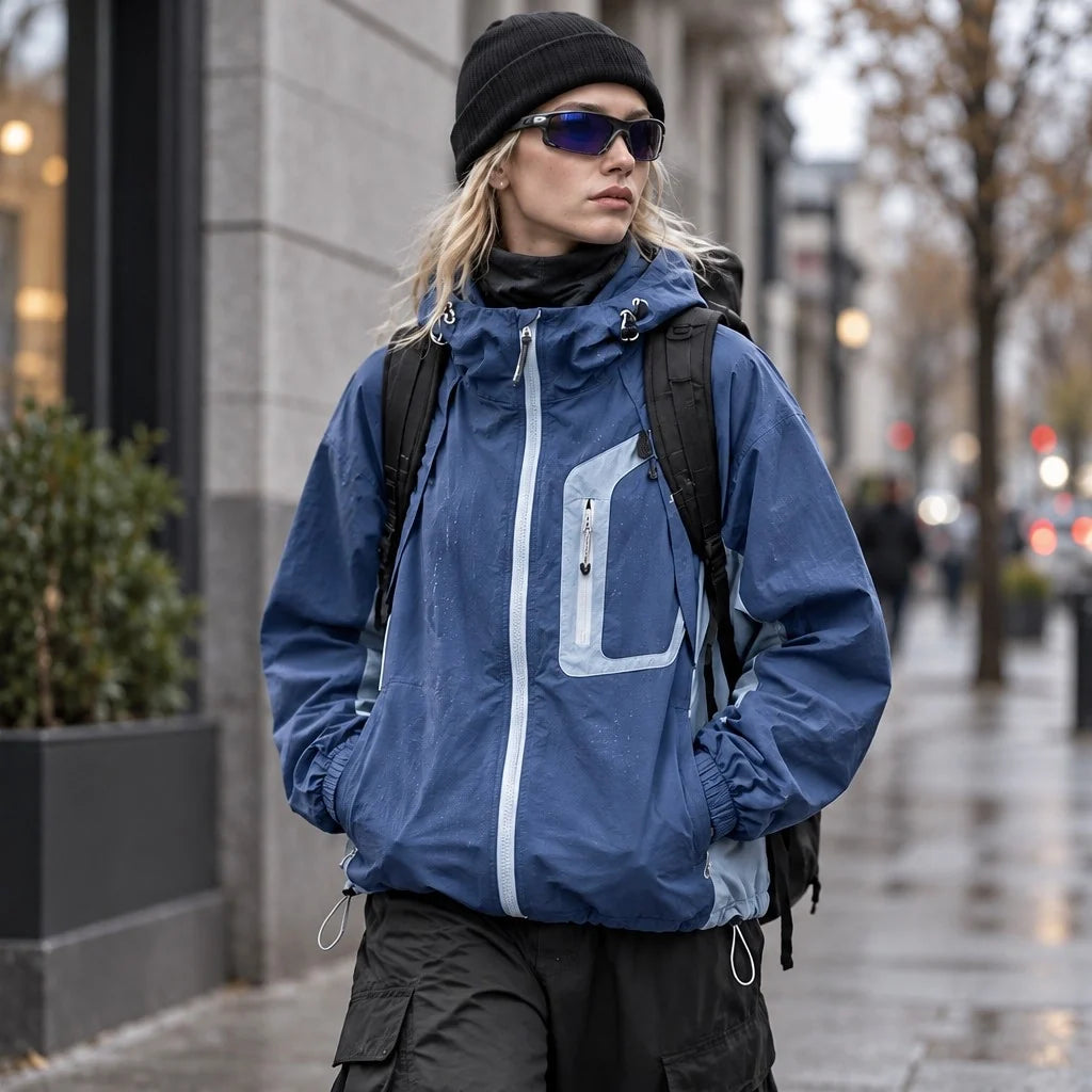 Combe - Unisex 5K Triple-Protection Waterproof Jacket - Ocean blue