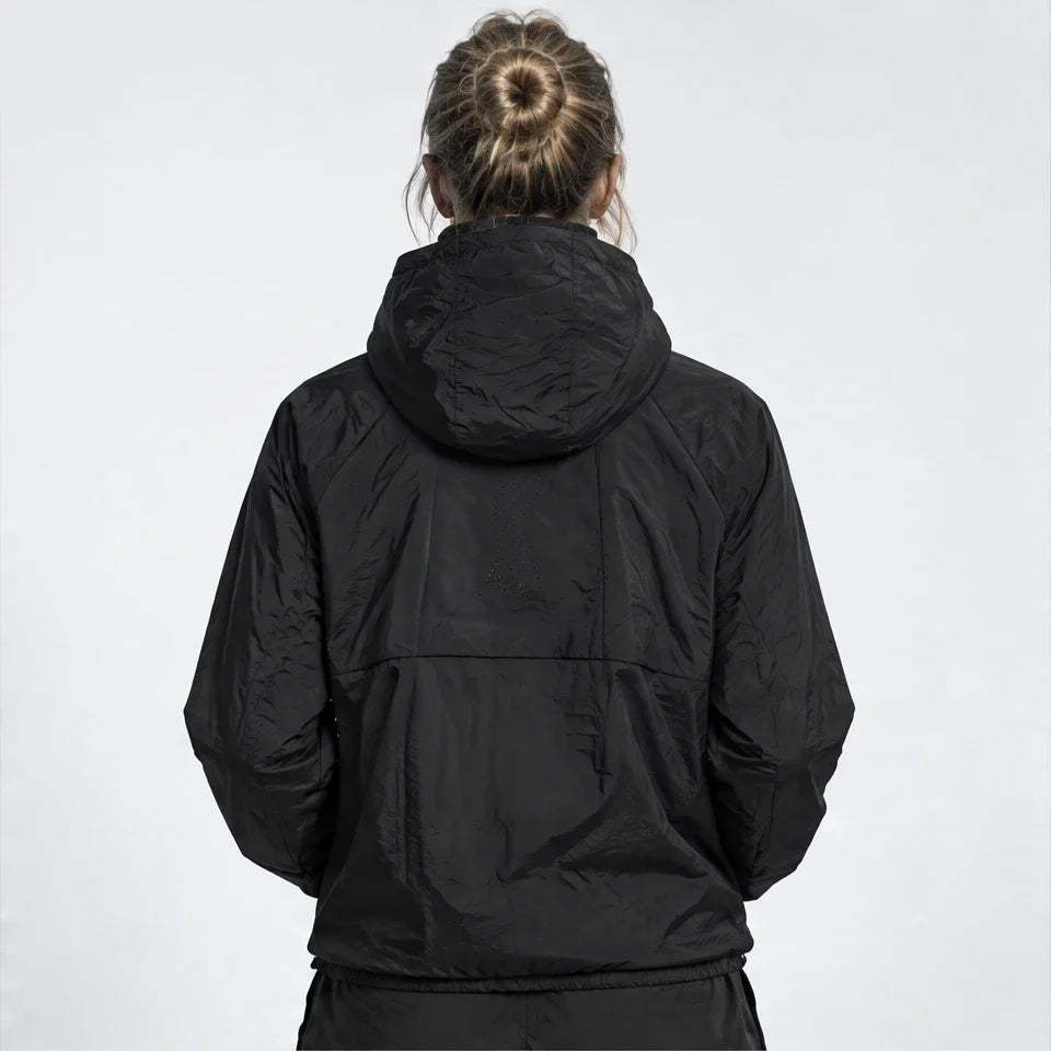 Drisk - Unisex Water-Repellent & Windproof Wrinkle-Free Lightweight Jacket - Black