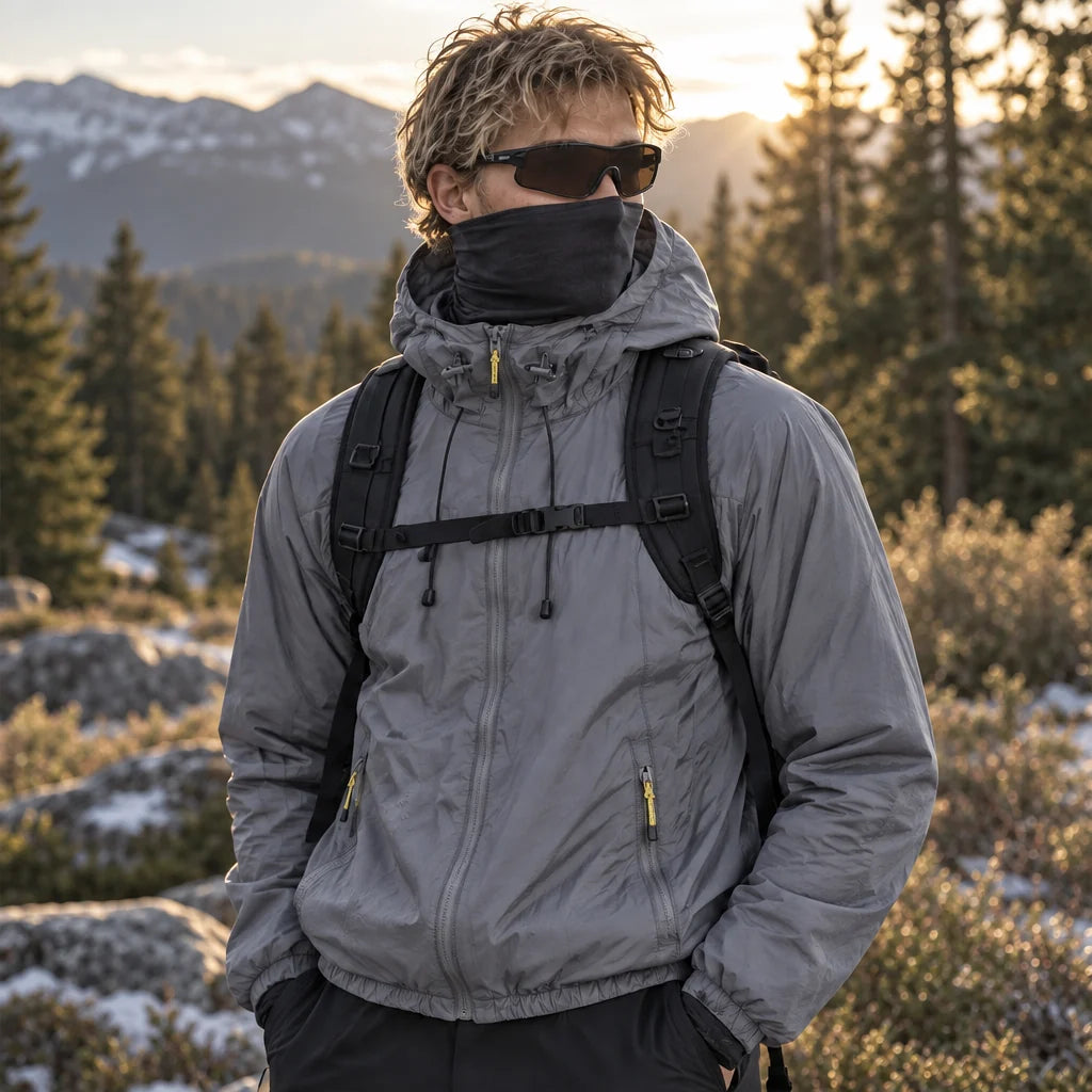 Drisk - Unisex Water-Repellent & Windproof Wrinkle-Free Lightweight Jacket - Dark Grey