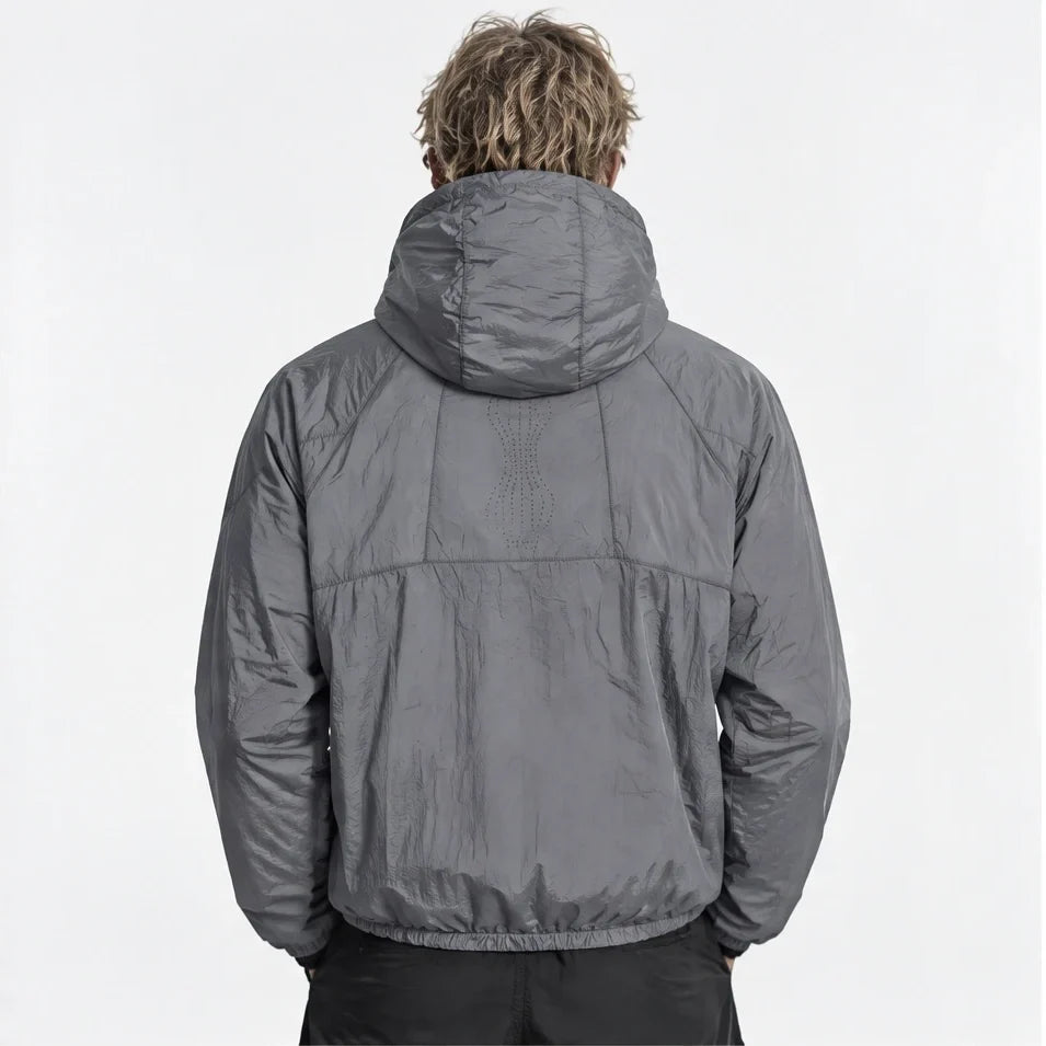 Drisk - Unisex Water-Repellent & Windproof Wrinkle-Free Lightweight Jacket - Dark Grey