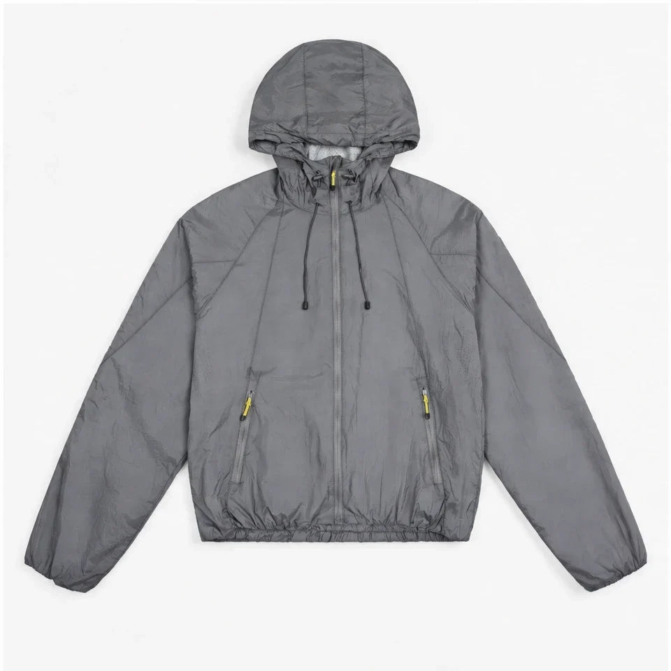 Drisk - Unisex Water-Repellent & Windproof Wrinkle-Free Lightweight Jacket - Dark Grey