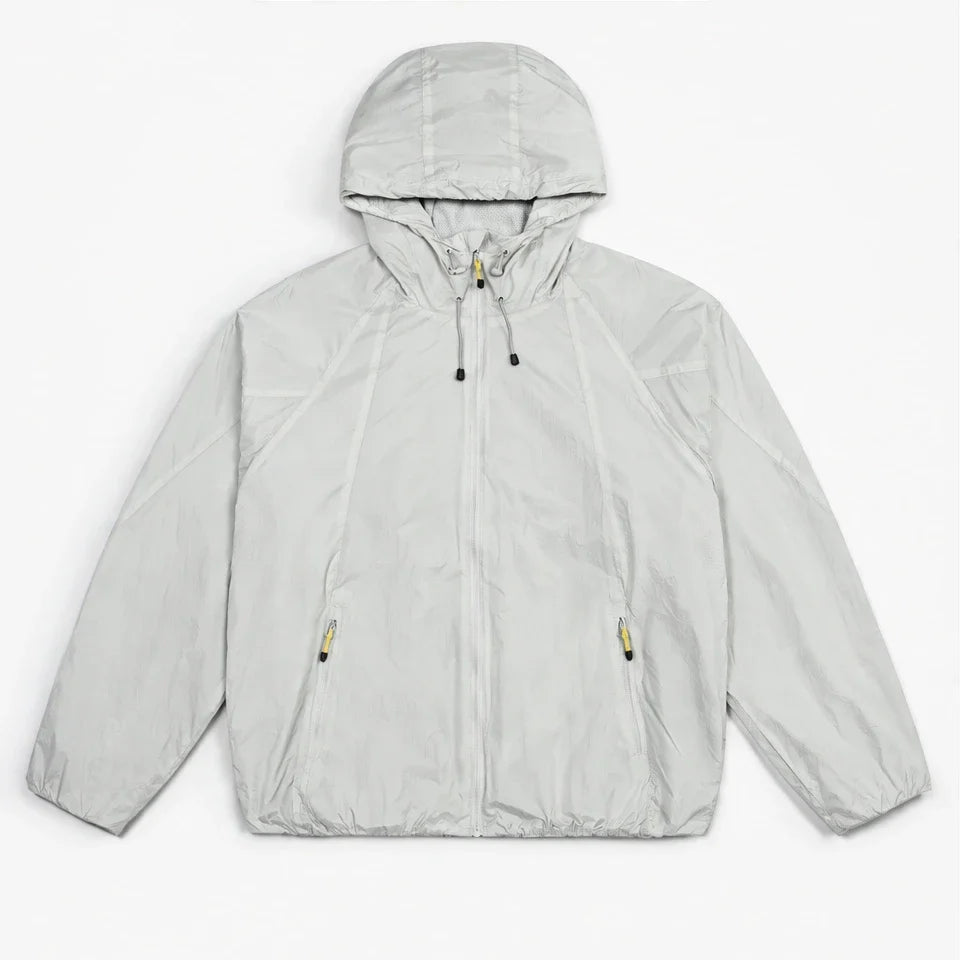 Drisk - Unisex Water-Repellent & Windproof Wrinkle-Free Lightweight Jacket - Light Grey