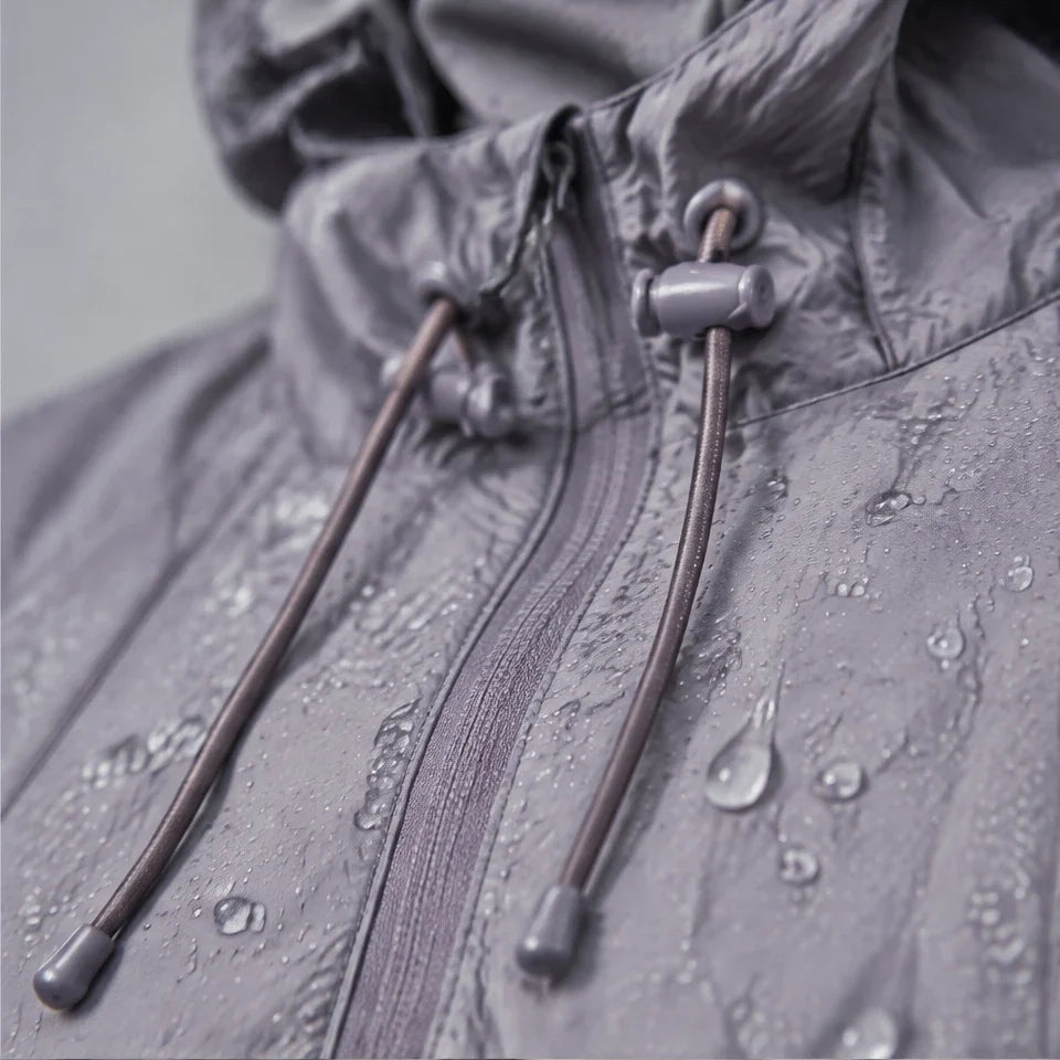 Drisk - Unisex Water-Repellent & Windproof Wrinkle-Free Lightweight Jacket - Purple