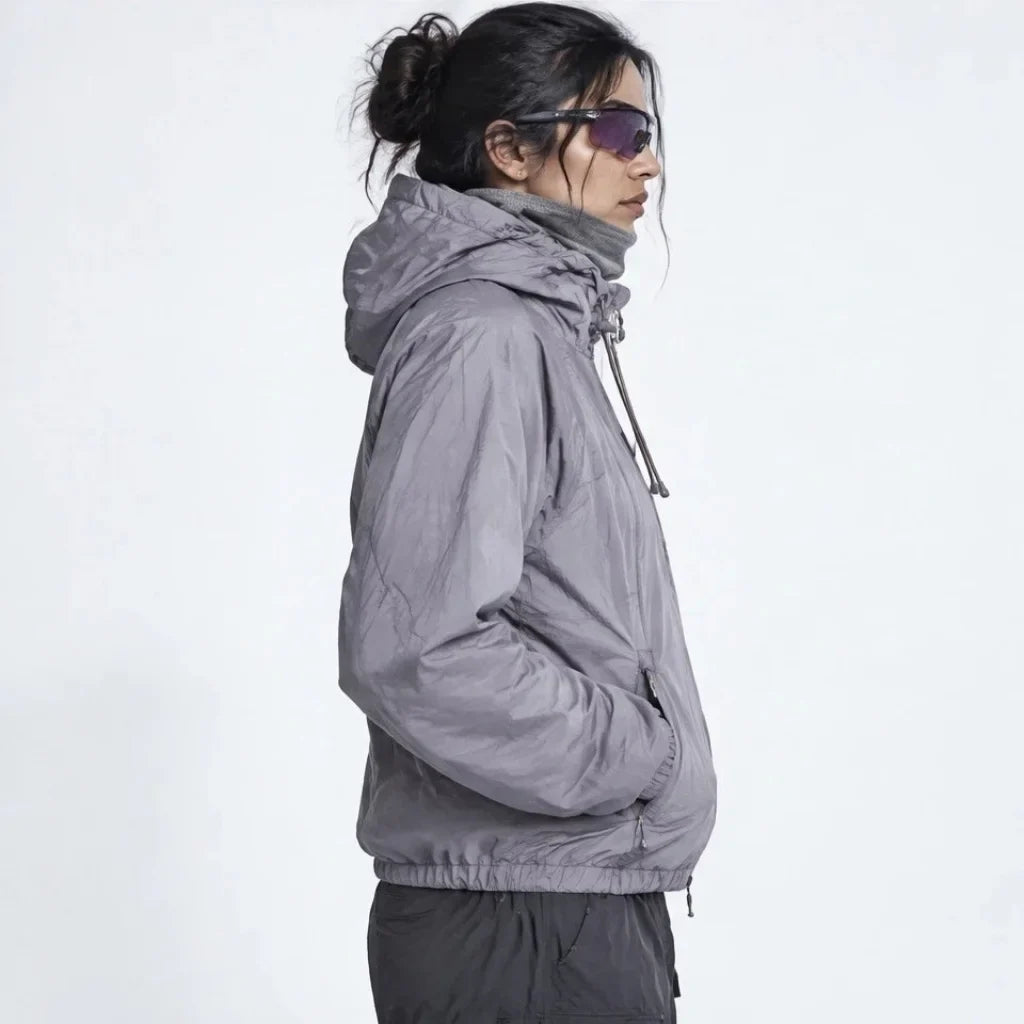 Drisk - Unisex Water-Repellent & Windproof Wrinkle-Free Lightweight Jacket - Purple