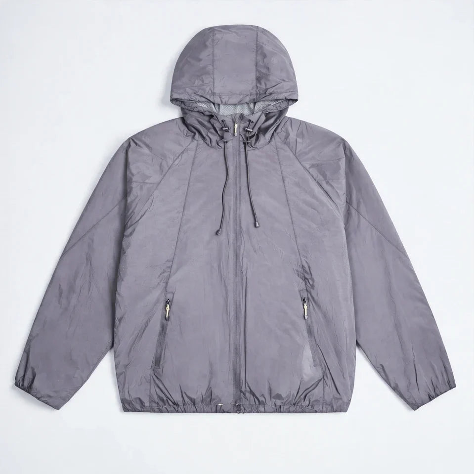 Drisk - Unisex Water-Repellent & Windproof Wrinkle-Free Lightweight Jacket - Purple