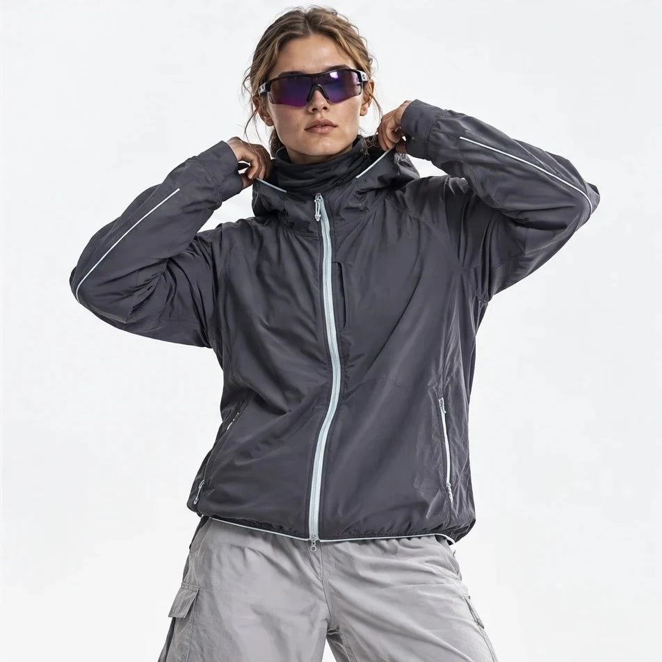 Braw - Unisex Water-Repellent & Windproof UPF50+ Lightweight Jacket - Dark Grey