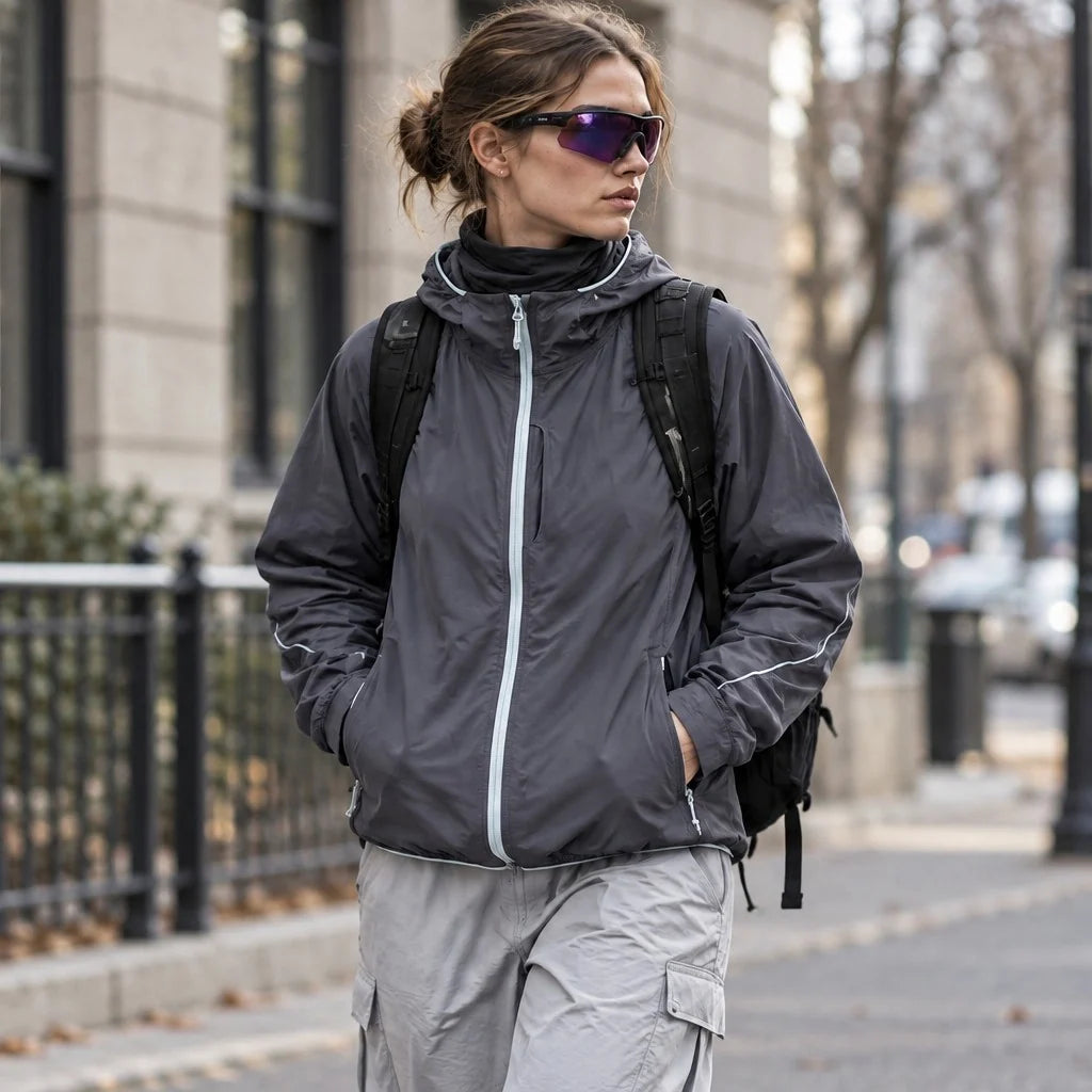 Braw - Unisex Water-Repellent & Windproof UPF50+ Lightweight Jacket - Dark Grey