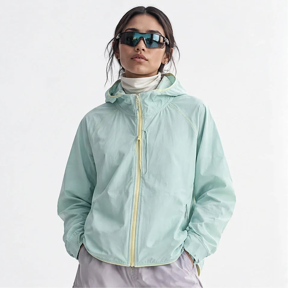 Braw - Unisex Water-Repellent & Windproof UPF50+ Lightweight Jacket - Light green