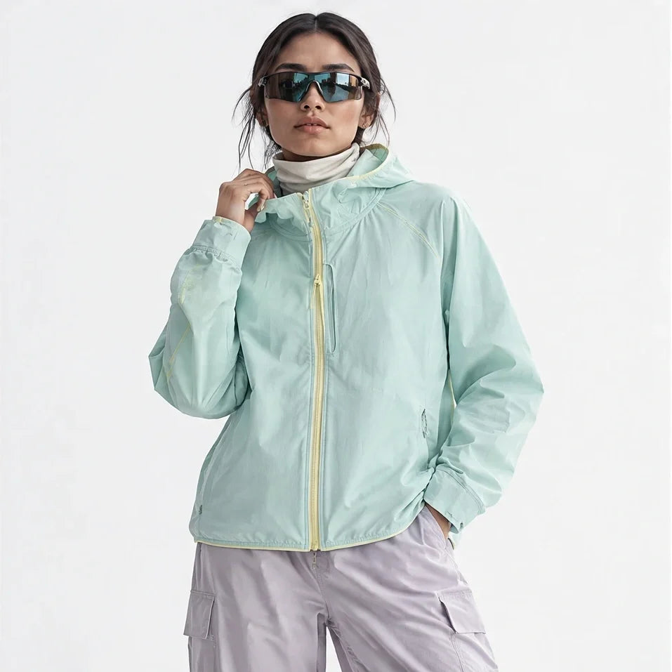 Braw - Unisex Water-Repellent & Windproof UPF50+ Lightweight Jacket - Light green