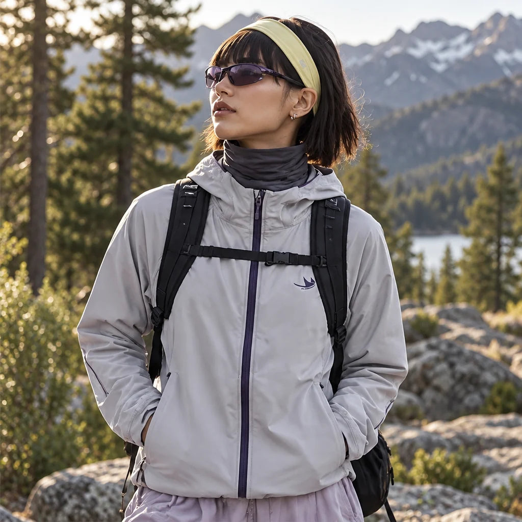 Braw - Unisex Water-Repellent & Windproof UPF50+ Lightweight Jacket - Light Grey