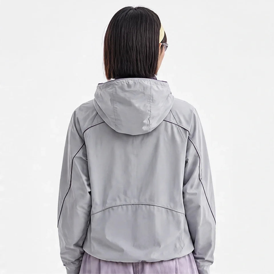 Braw - Unisex Water-Repellent & Windproof UPF50+ Lightweight Jacket - Light Grey