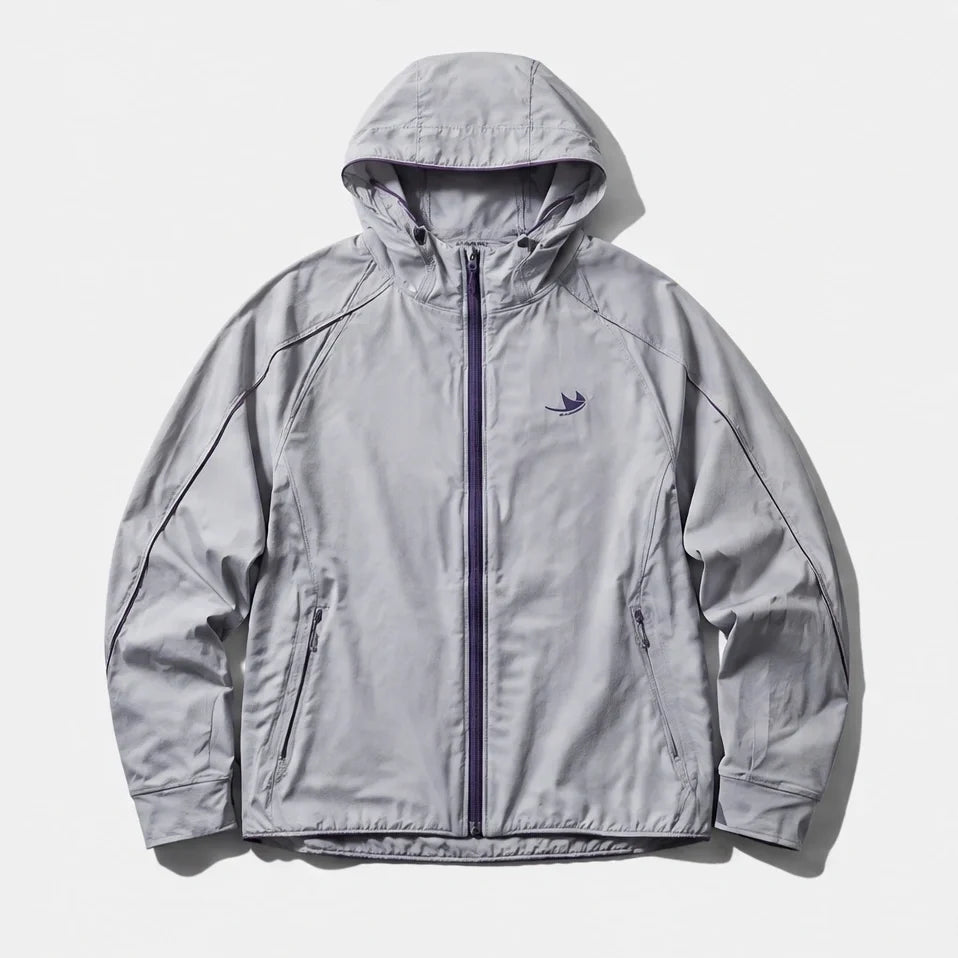 Braw - Unisex Water-Repellent & Windproof UPF50+ Lightweight Jacket - Light Grey