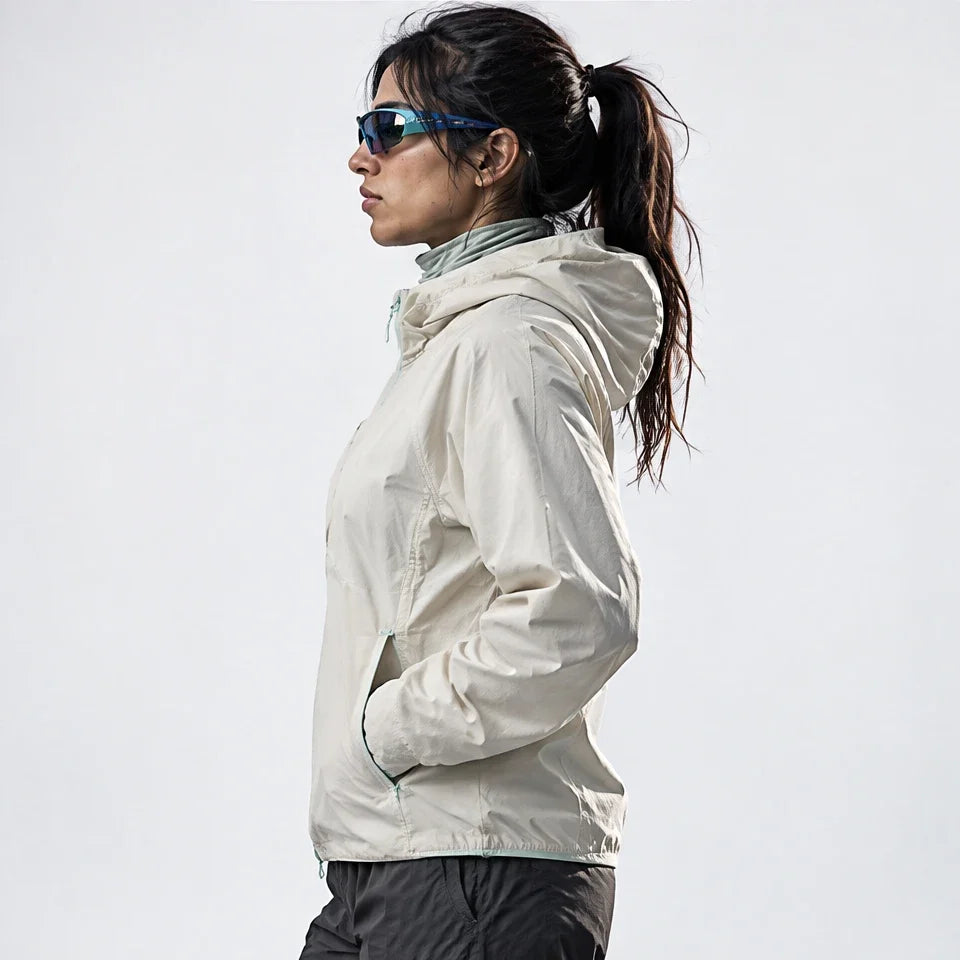 Braw - Unisex Water-Repellent & Windproof UPF50+ Lightweight Jacket - Light Khaki