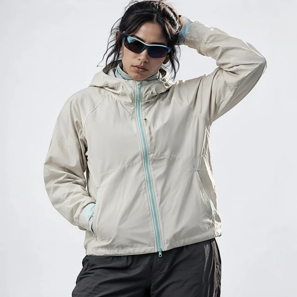 Braw - Unisex Water-Repellent & Windproof UPF50+ Lightweight Jacket - Light Khaki