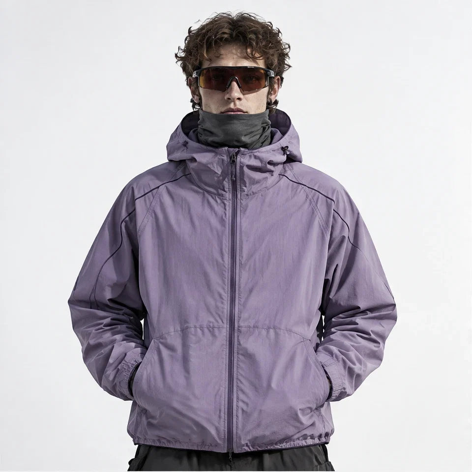Braw - Unisex Water-Repellent & Windproof UPF50+ Lightweight Jacket - Purple