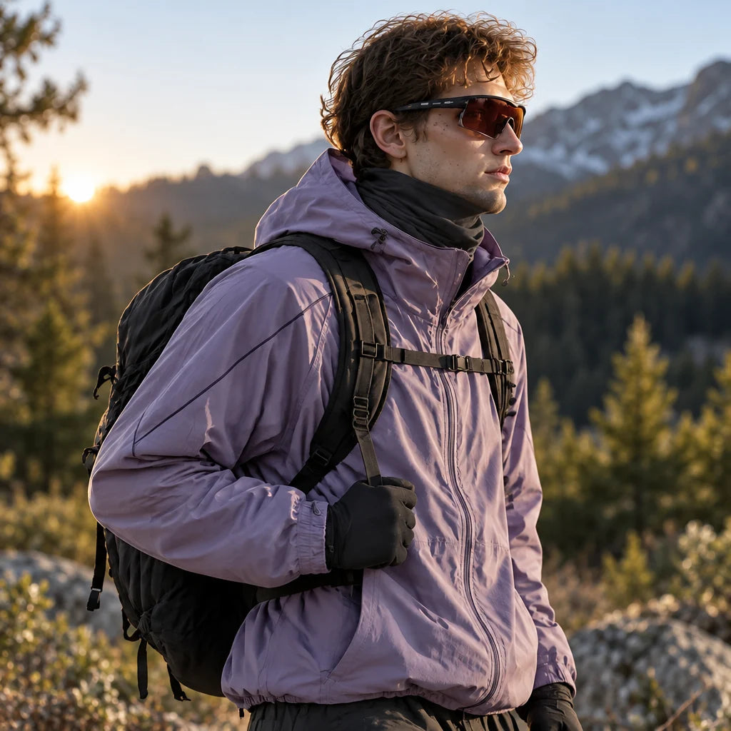 Braw - Unisex Water-Repellent & Windproof UPF50+ Lightweight Jacket - Purple