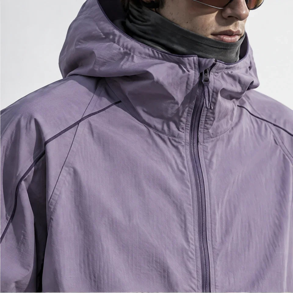 Braw - Unisex Water-Repellent & Windproof UPF50+ Lightweight Jacket - Purple