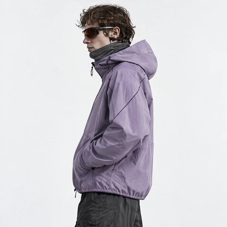 Braw - Unisex Water-Repellent & Windproof UPF50+ Lightweight Jacket - Purple