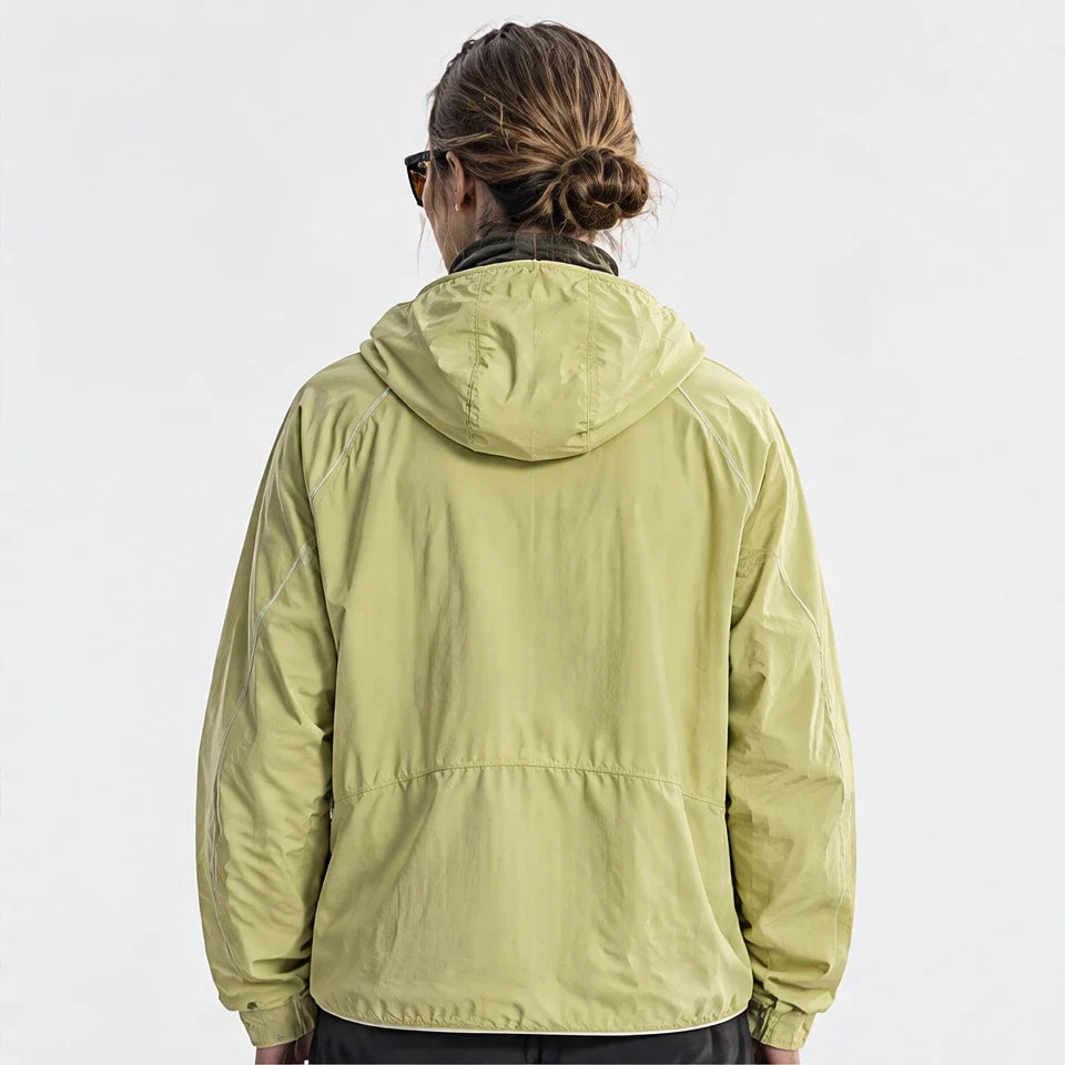 Braw - Unisex Water-Repellent & Windproof UPF50+ Lightweight Jacket - Yellow Green