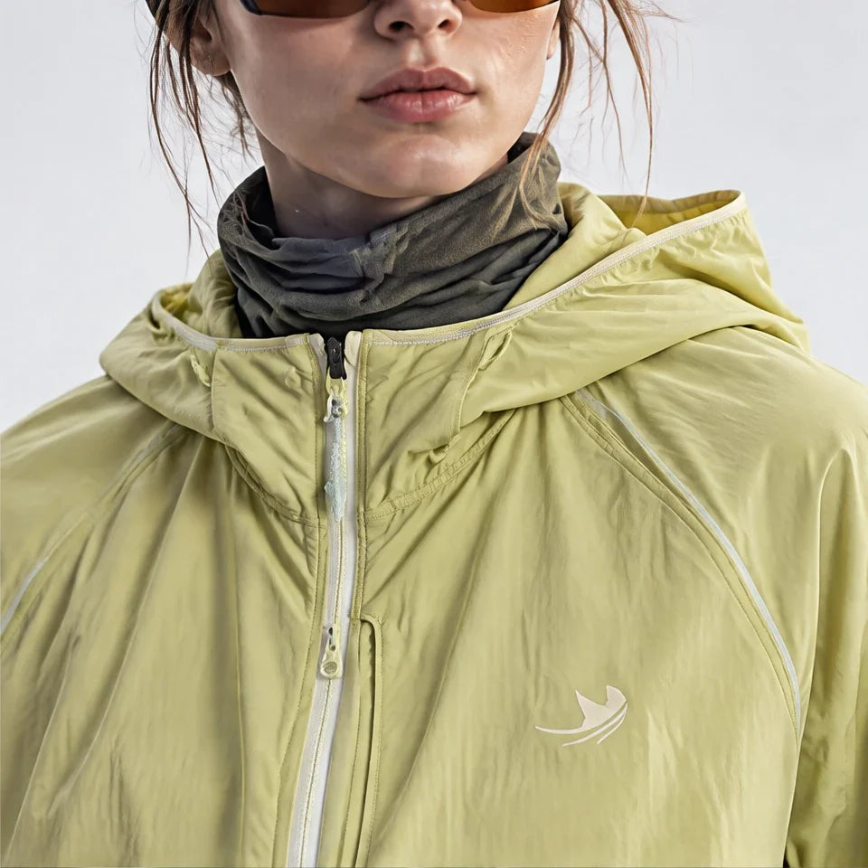 Braw - Unisex Water-Repellent & Windproof UPF50+ Lightweight Jacket - Yellow Green