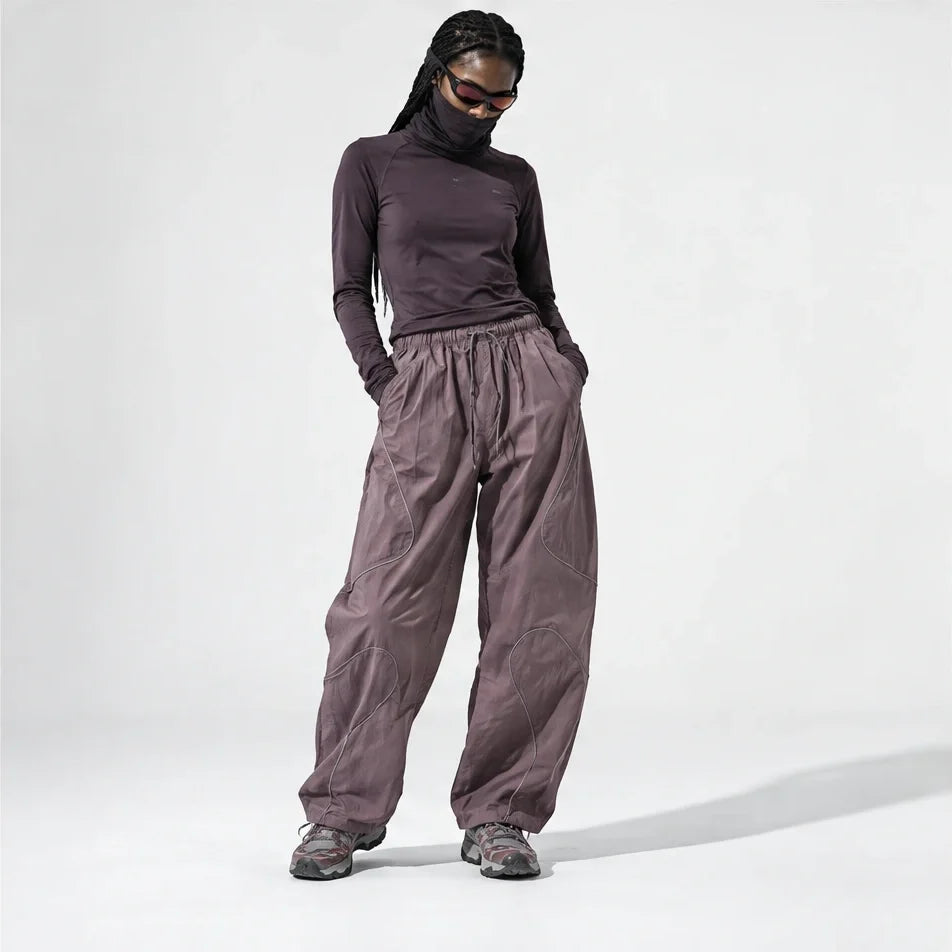 Sough - Unisex Water-Repellent & Quick-Dry Reflective Walking Trousers - Berry Purple