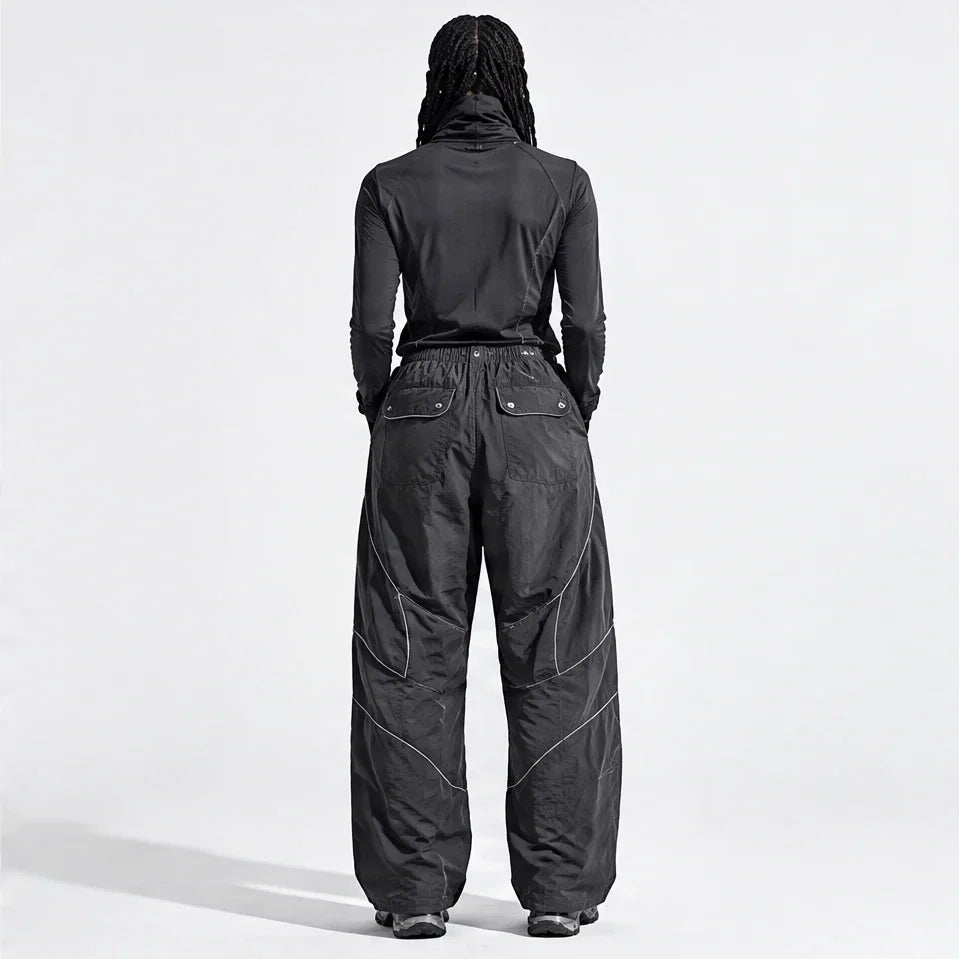 Sough - Unisex Water-Repellent & Quick-Dry Reflective Walking Trousers - Dark Grey