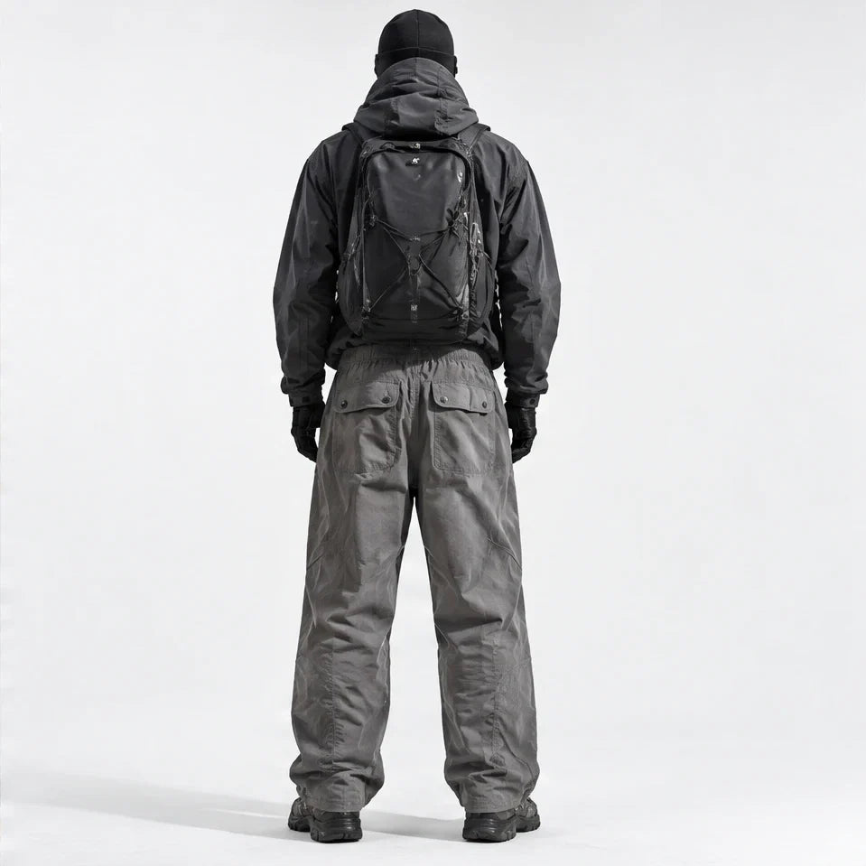 Sough - Unisex Water-Repellent & Quick-Dry Reflective Walking Trousers - Light Grey
