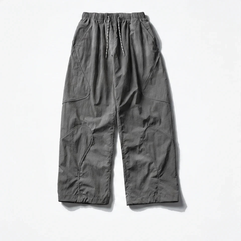 Sough - Unisex Water-Repellent & Quick-Dry Reflective Walking Trousers - Light Grey