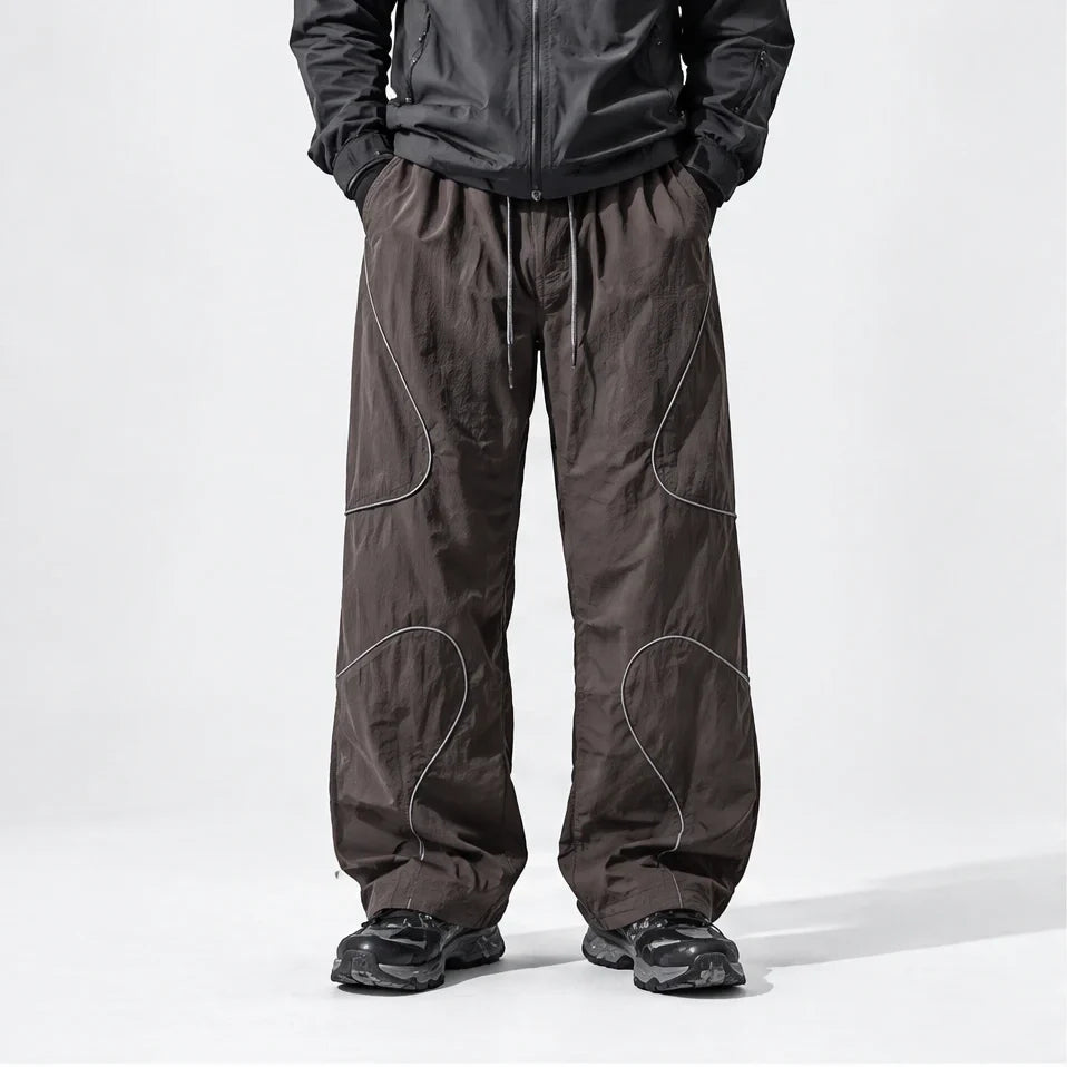 Sough - Unisex Water-Repellent & Quick-Dry Reflective Walking Trousers - Mist Purple