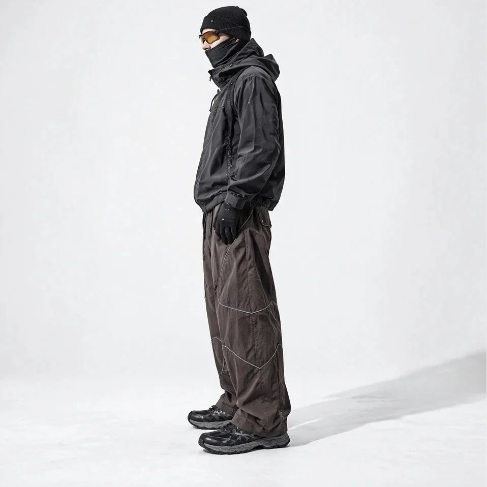 Sough - Unisex Water-Repellent & Quick-Dry Reflective Walking Trousers - Mist Purple
