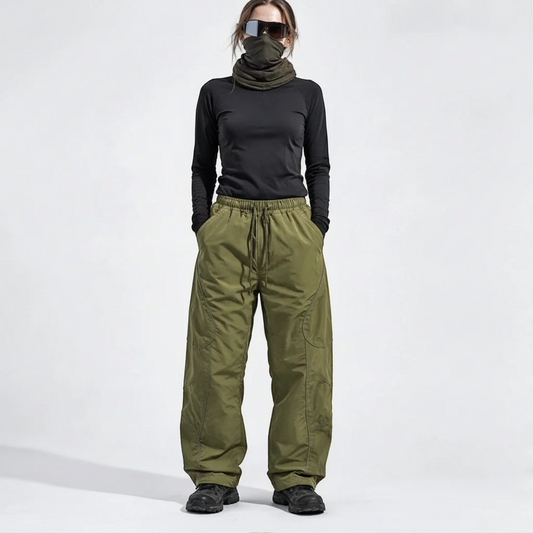 Sough - Unisex Water-Repellent & Quick-Dry Reflective Walking Trousers - Olive Green