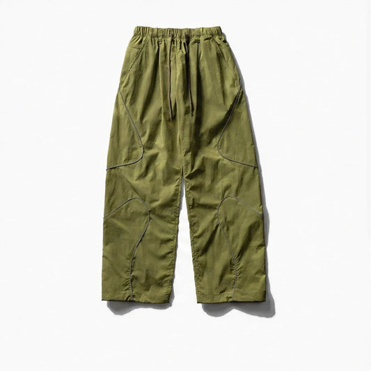 Sough - Unisex Water-Repellent & Quick-Dry Reflective Walking Trousers - Olive Green