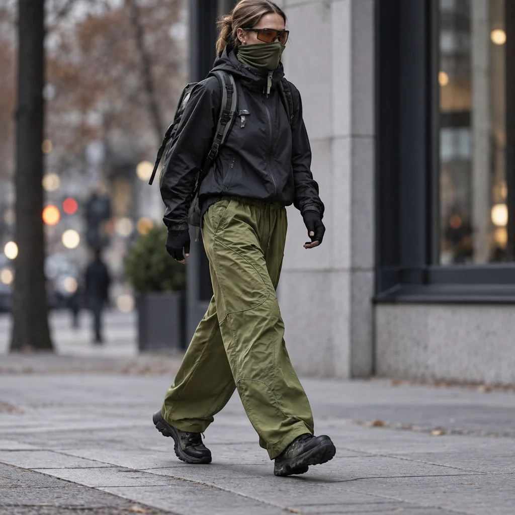 Sough - Unisex Water-Repellent & Quick-Dry Reflective Walking Trousers - Olive Green