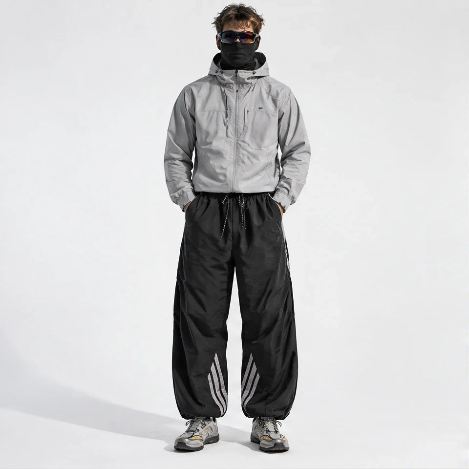 Lash - Unisex Water-Repellent & Quick-Dry Reflective Hiking Trousers - Black