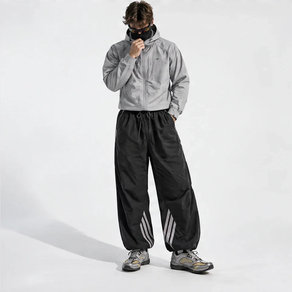 Lash - Unisex Water-Repellent & Quick-Dry Reflective Hiking Trousers - Black