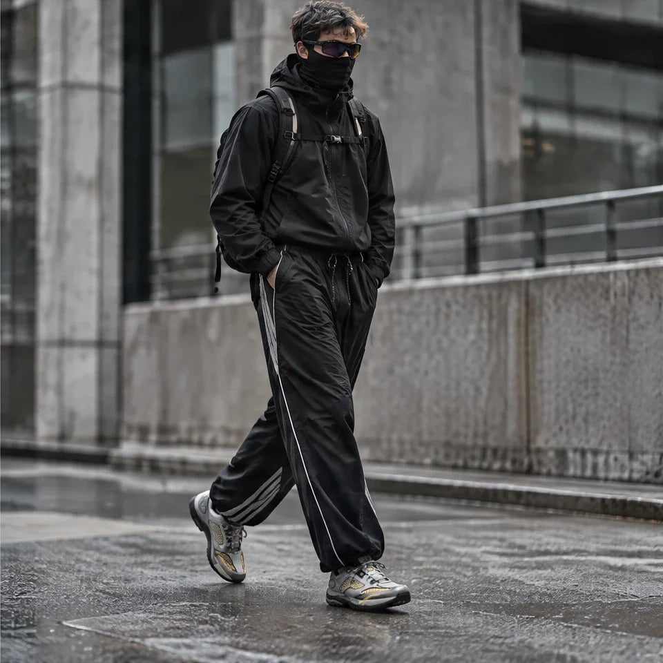 Lash - Unisex Water-Repellent & Quick-Dry Reflective Hiking Trousers - Black